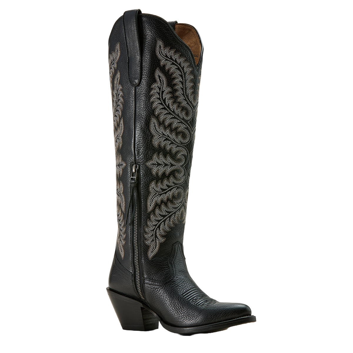 Ariat Ladies Helena Black Deertan Tall Western Boot 10061320