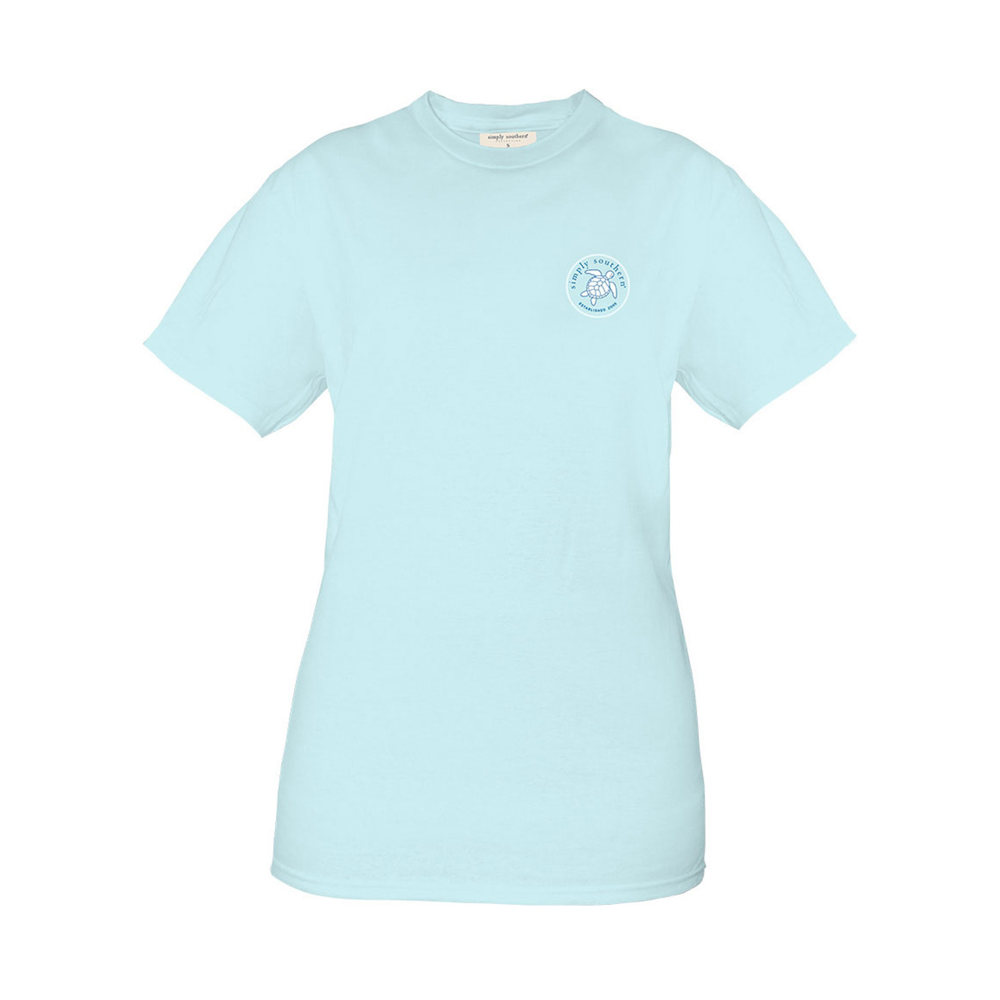 Simply Southern Ladies Bus Ice Blue Short Sleeve T-Shirt SS-BUS-ICE