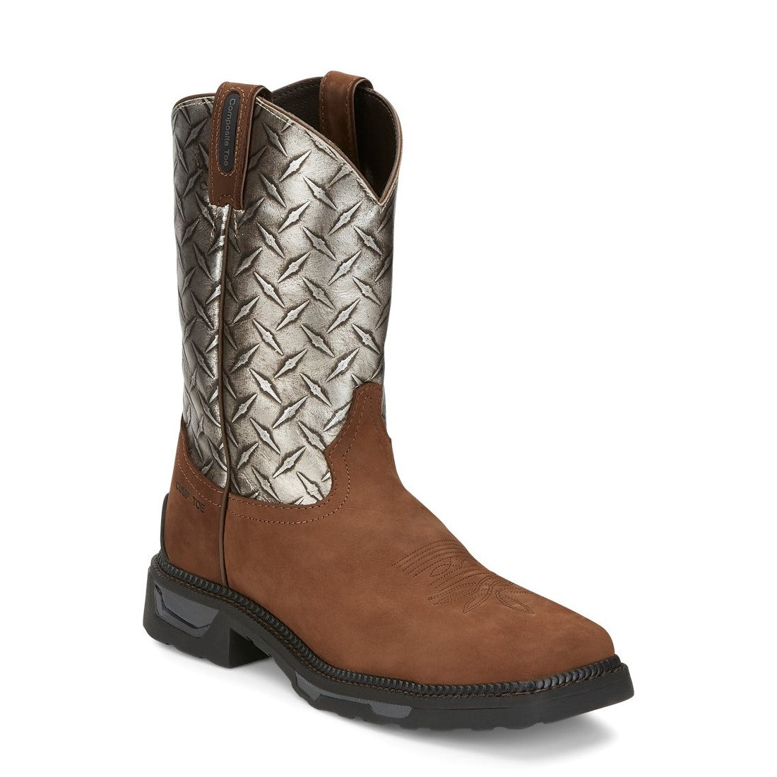 Tony Lama Men's Force Waterproof Composite Toe Work Boots TW3402