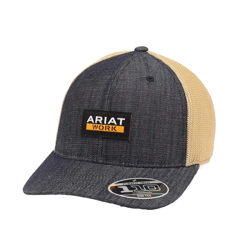 Ariat Men's Denim Work Baseball Cap Hat A300018620