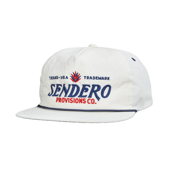 Sendero Provisions Co. Logo Graphic White Cap SPCH123F30