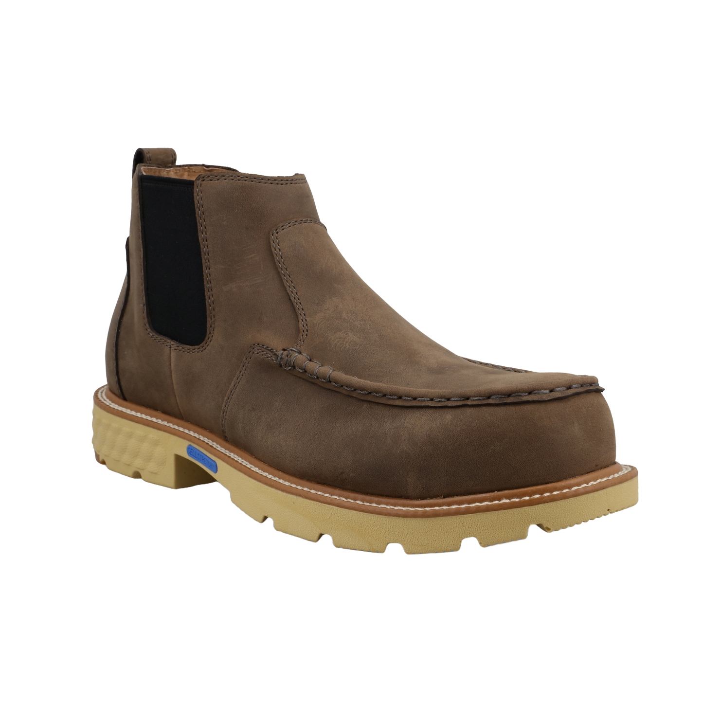 Twisted X Men's 4" Shitake Chelsea Nano Safety Toe Work Boot MXCN003