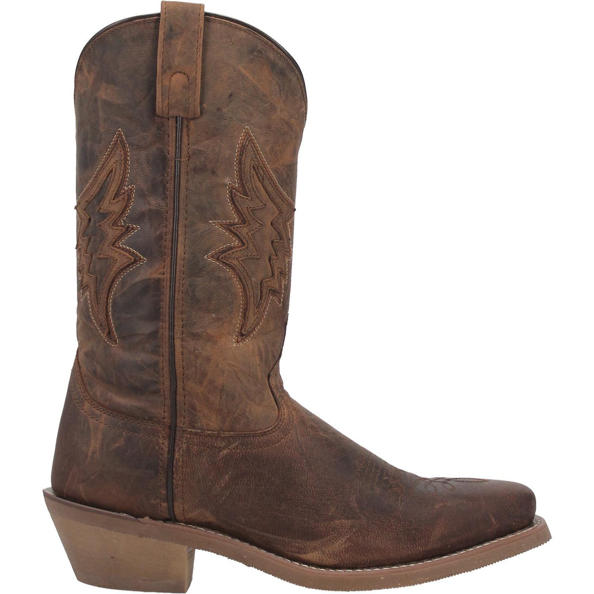 Taupe Brown Square Toe Boots main image 1
