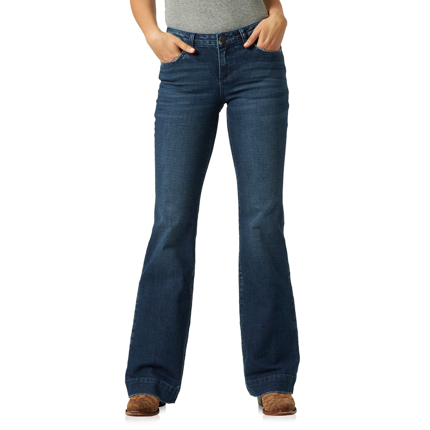 Wrangler® Ladies Retro Mae Wide Leg Sophia Trouser Jeans 09MWWSA