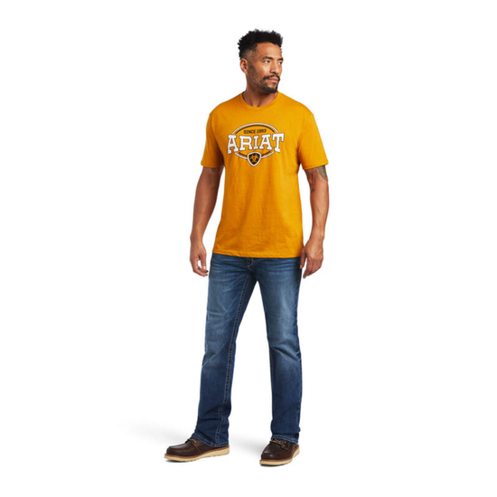 Ariat® Men's 93 Shield Yellow T-Shirt 10040880