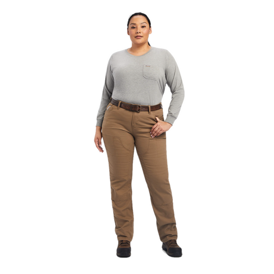 Ariat® Ladies Rebar DuraStretch™ Double Front Field Khaki Pants 10041070
