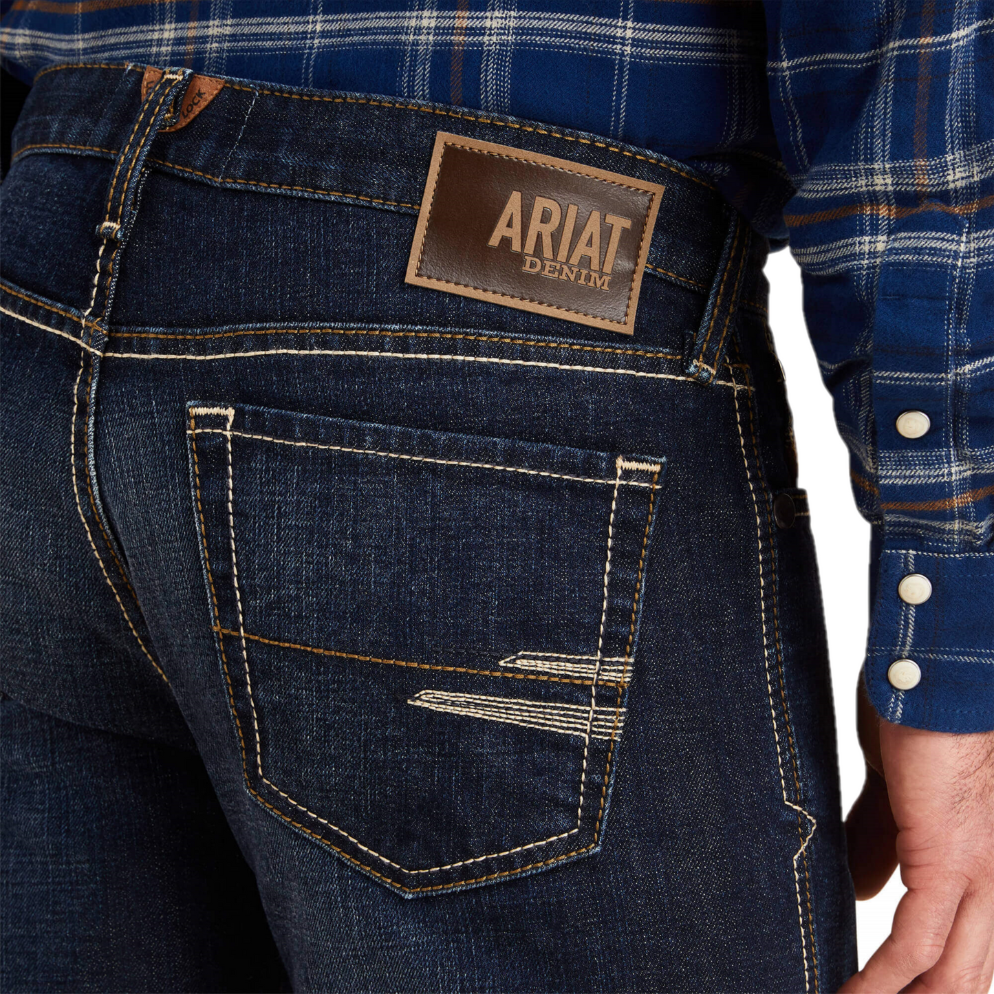 Ariat® Men's M7 Slim Fit Dark Wash Straight Leg Jeans 10043186
