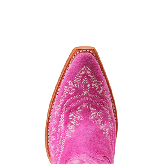 Ariat Ladies Casanova Haute Pink Suede Western Boots 10046859