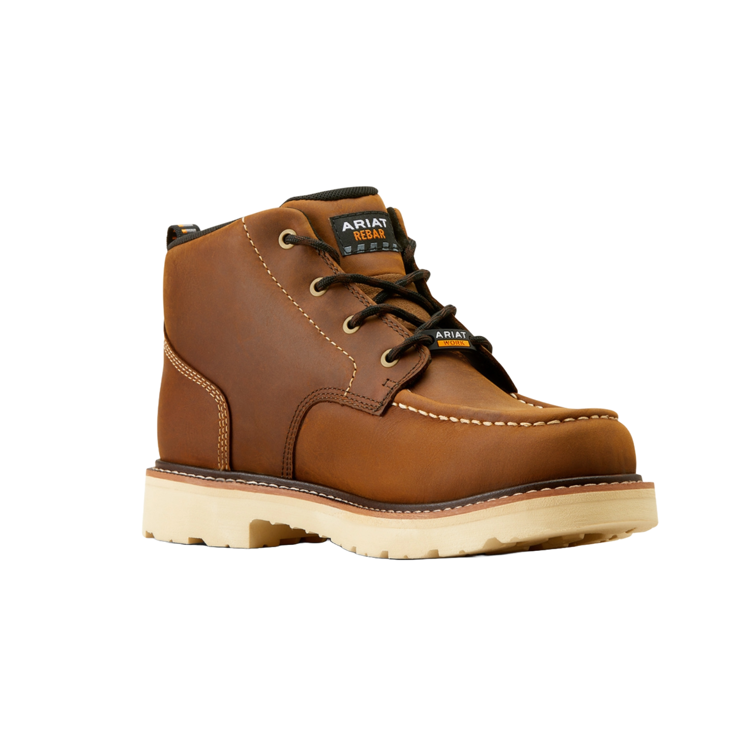 Ariat Men's Rebar Lift Chukka Distressed Brown Work Boots 10050846