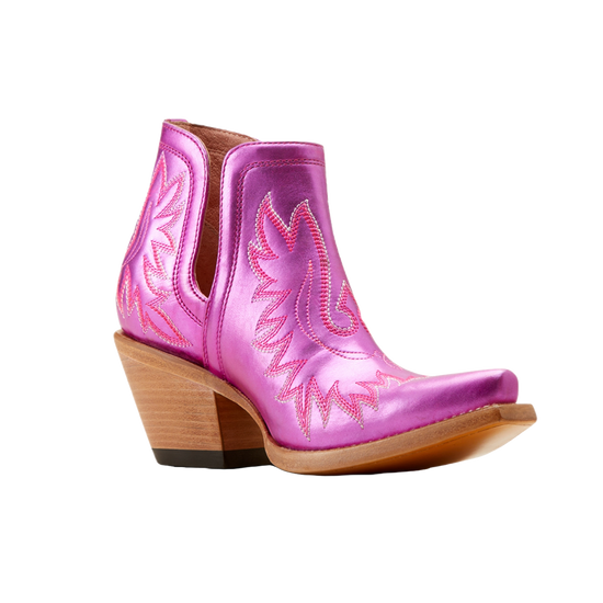 Ariat Ladies Dixon Electric Rasberry Western Ankle Boots 10050875