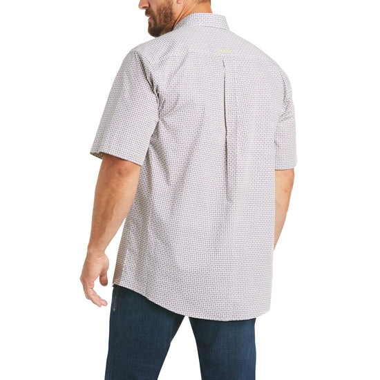 Ariat Men's Castello Casual Series White Short Sleeve Shirt 10035034