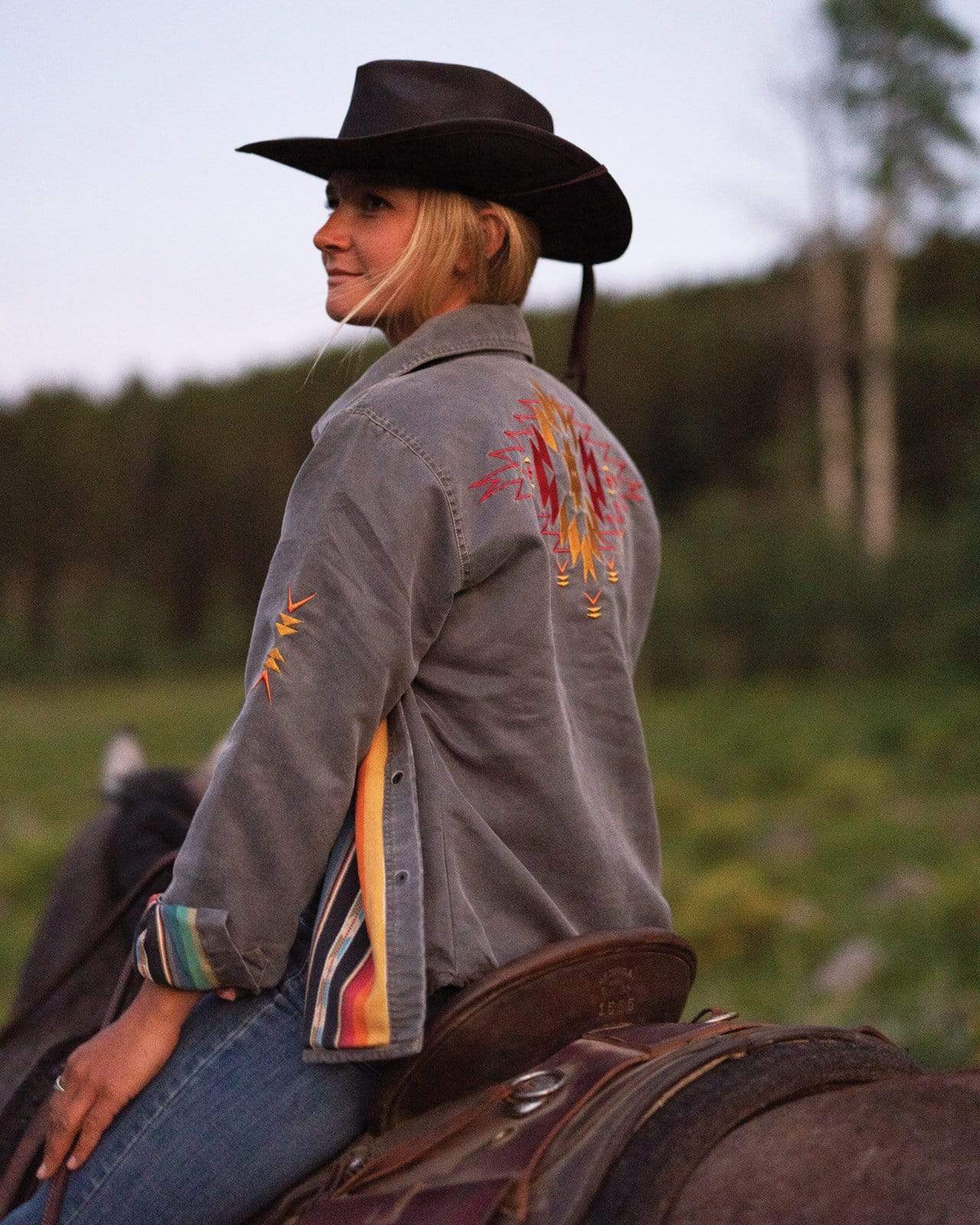 Outback Trading Company Ladies Ash Iron Shirt Jacket 29676-IRN