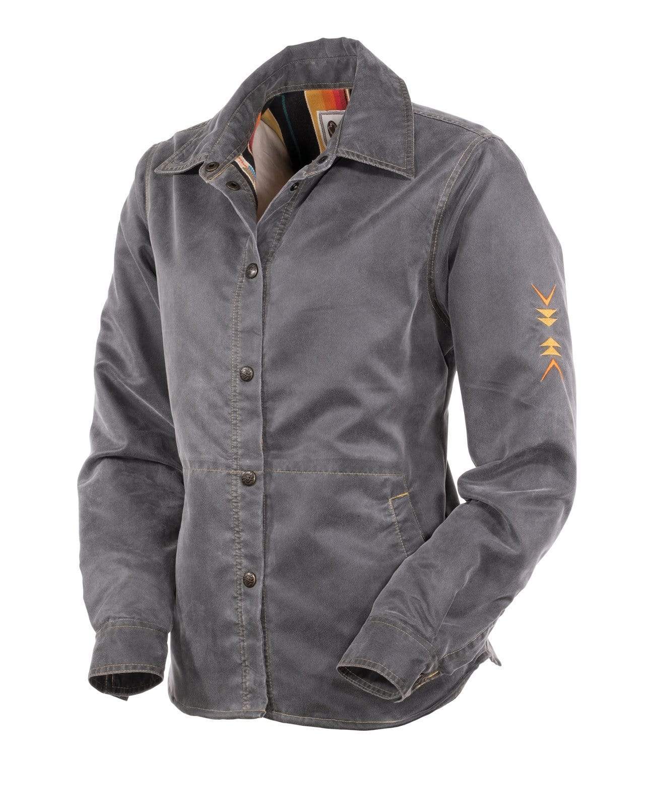 Outback Trading Company Ladies Ash Iron Shirt Jacket 29676-IRN