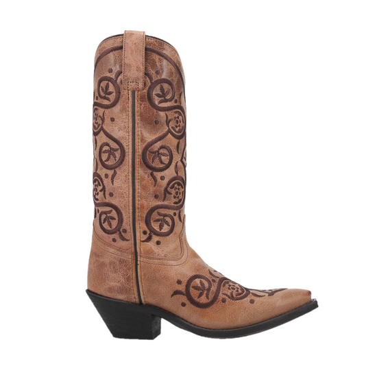 Laredo® Ladies Whirlaway Taupe Brown Western Boots 52422