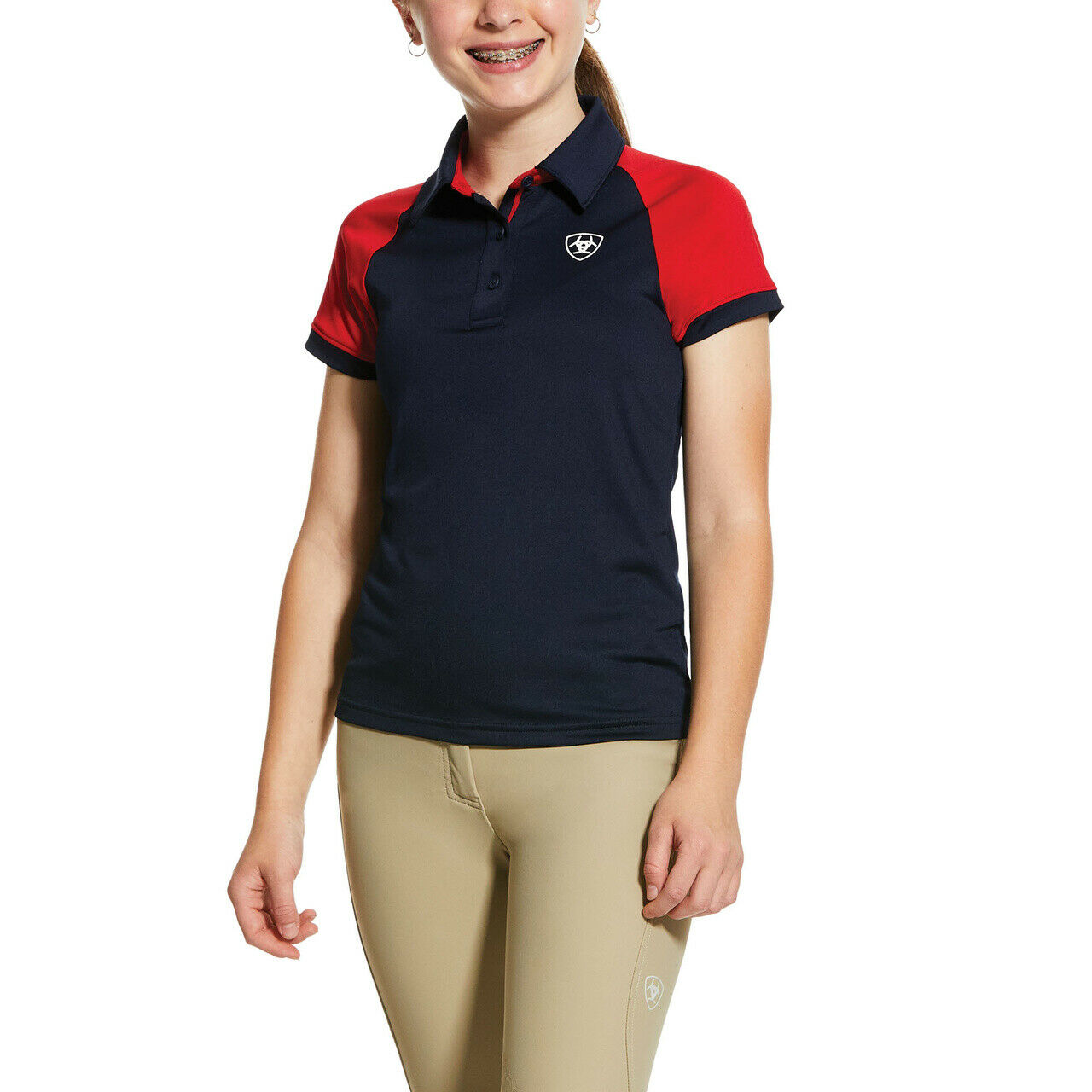 Ariat® Kids Navy Team 3.0  Polo Shirt 10030461