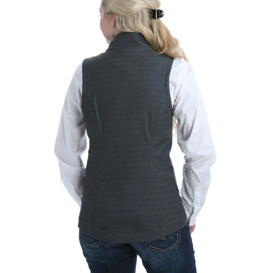 Cinch Ladies Concealed Carry Grey Printed Bonded Vest MAV9882004
