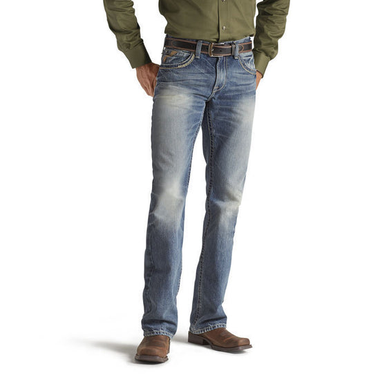 Ariat® Men's M5 Low Rise Gambler Slim Fit Straight Leg Jeans 10012703 - Wild West Boot Store