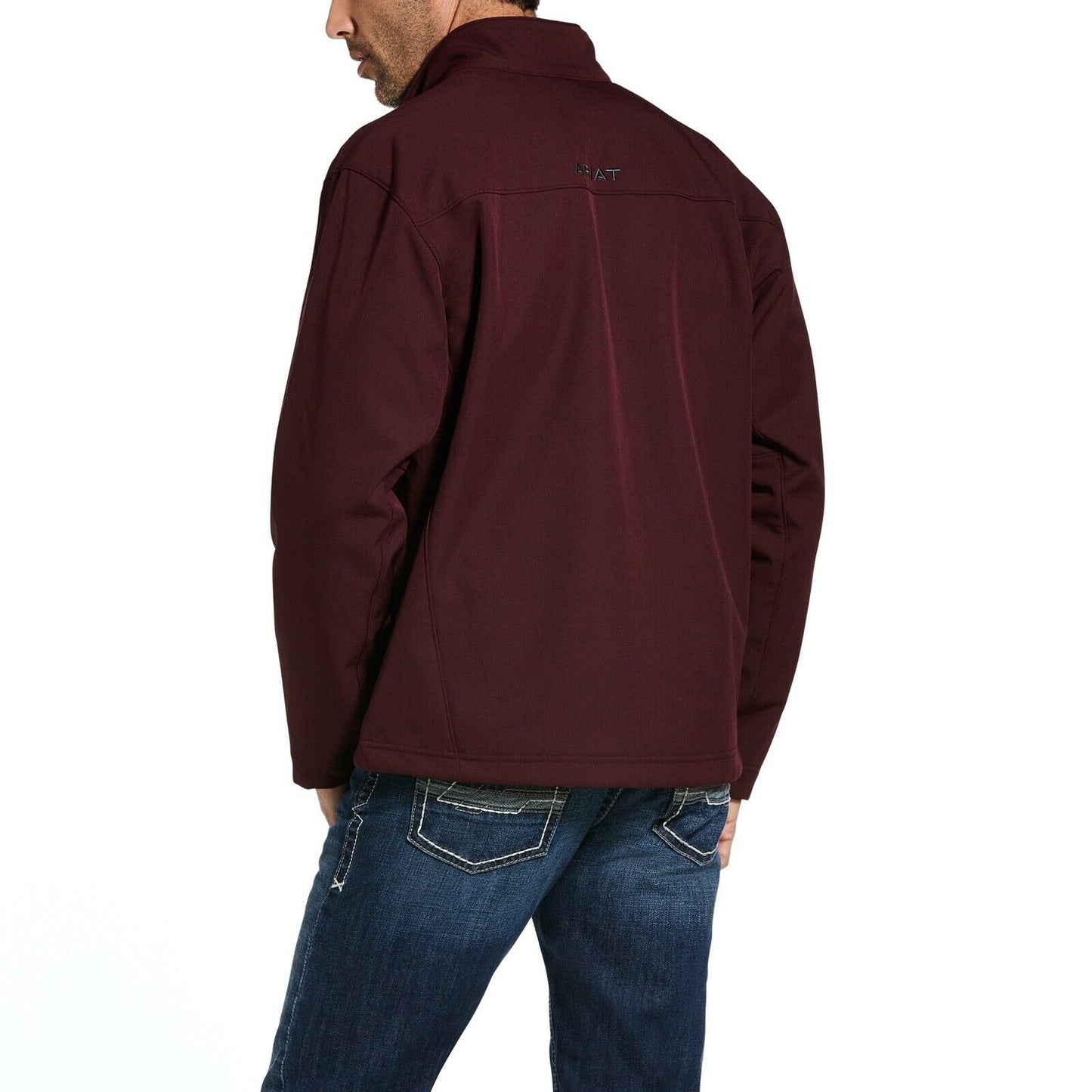Ariat® Men's Vernon 2.0 Malbec Red Stretch Softshell Jacket 10032929