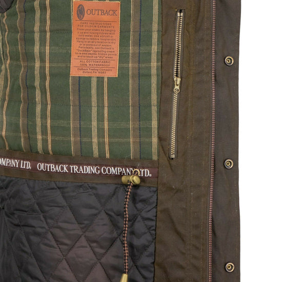 Outback Trading Company® Men's Deer Hunter Brown Oilskin Jacket 2180-BNZ