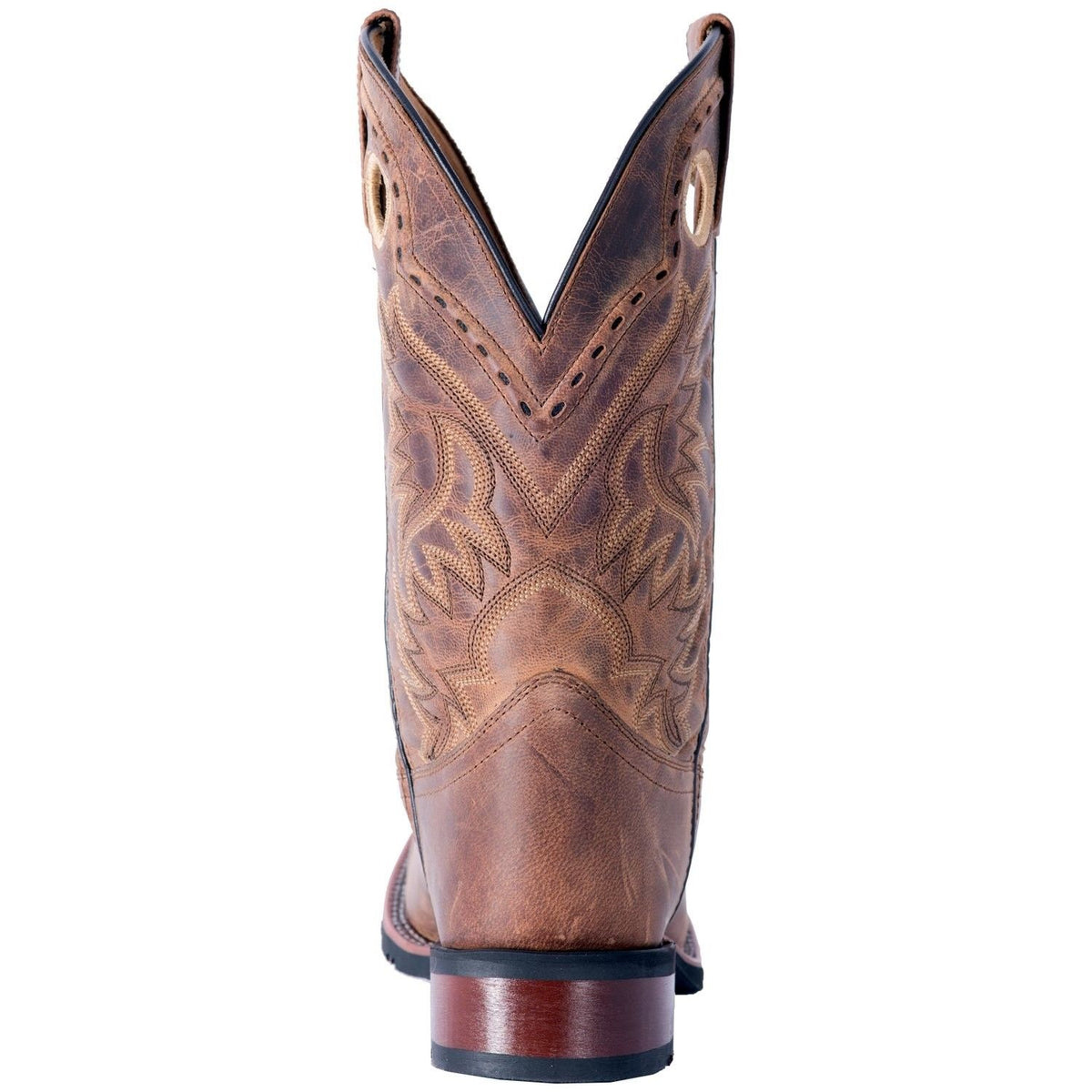 Laredo Men's Distressed Tan Kane Square Toe Western Boots 7812