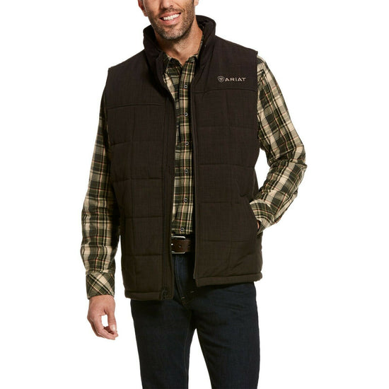 Ariat® Men's Crius Espresso Insulated Concealed Carry Vest 10028380