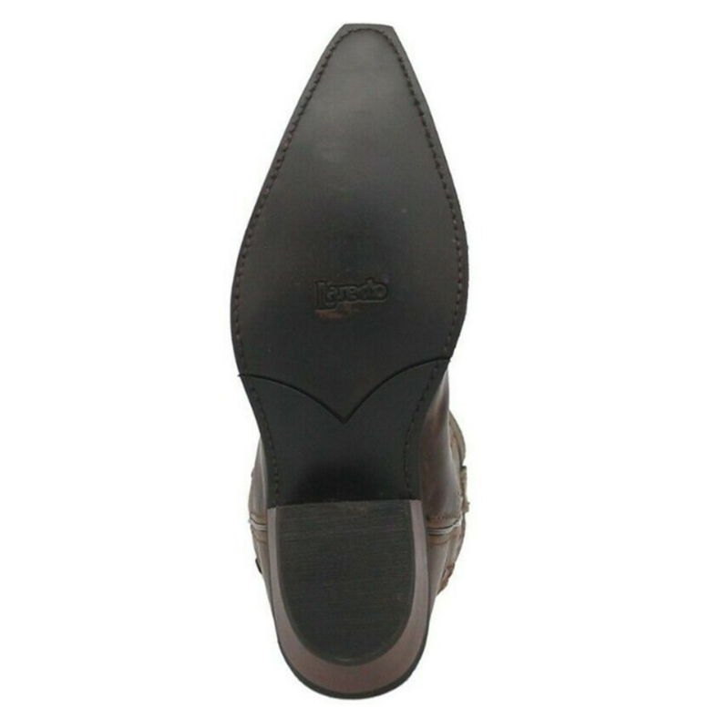 Laredo® Men's Murphy Bucklace Distressed Tan Snip Toe Boots 68475