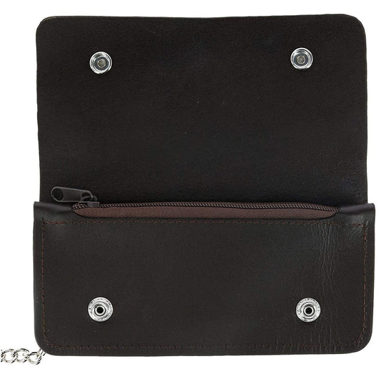 M&F Western Men's Trucker Key Chain & Brown Leather Wallet 0602202
