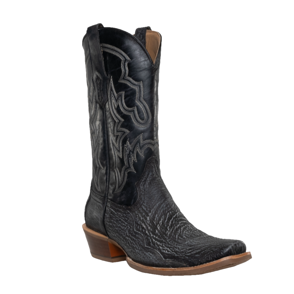Corral Men's Shark Horseman Toe Black Western Boots A4420 Wild West Boot Store
