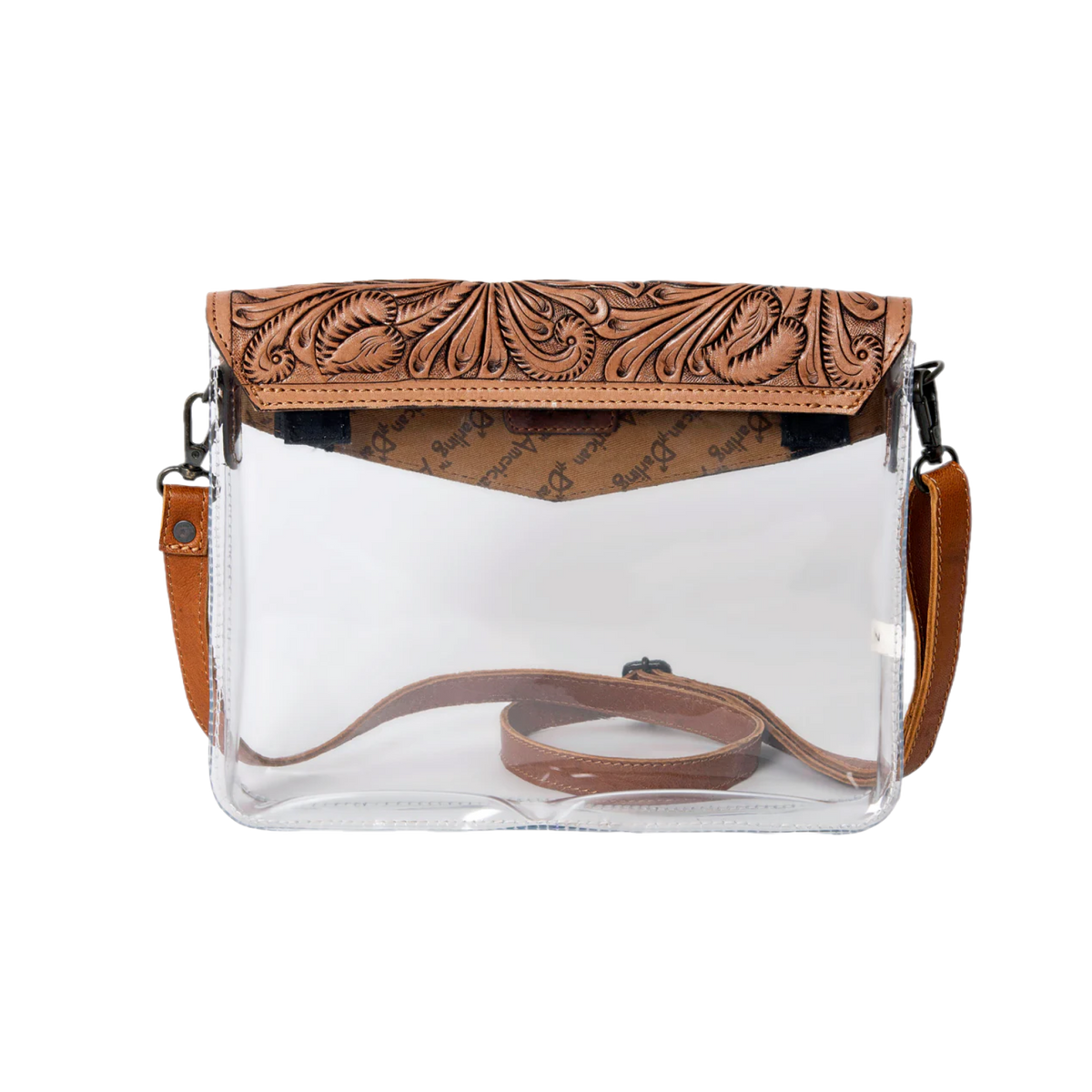 American Darling Ladies Sunflower Western Clear Shoulder Bag ADBGZ723 Wild West Boot Store