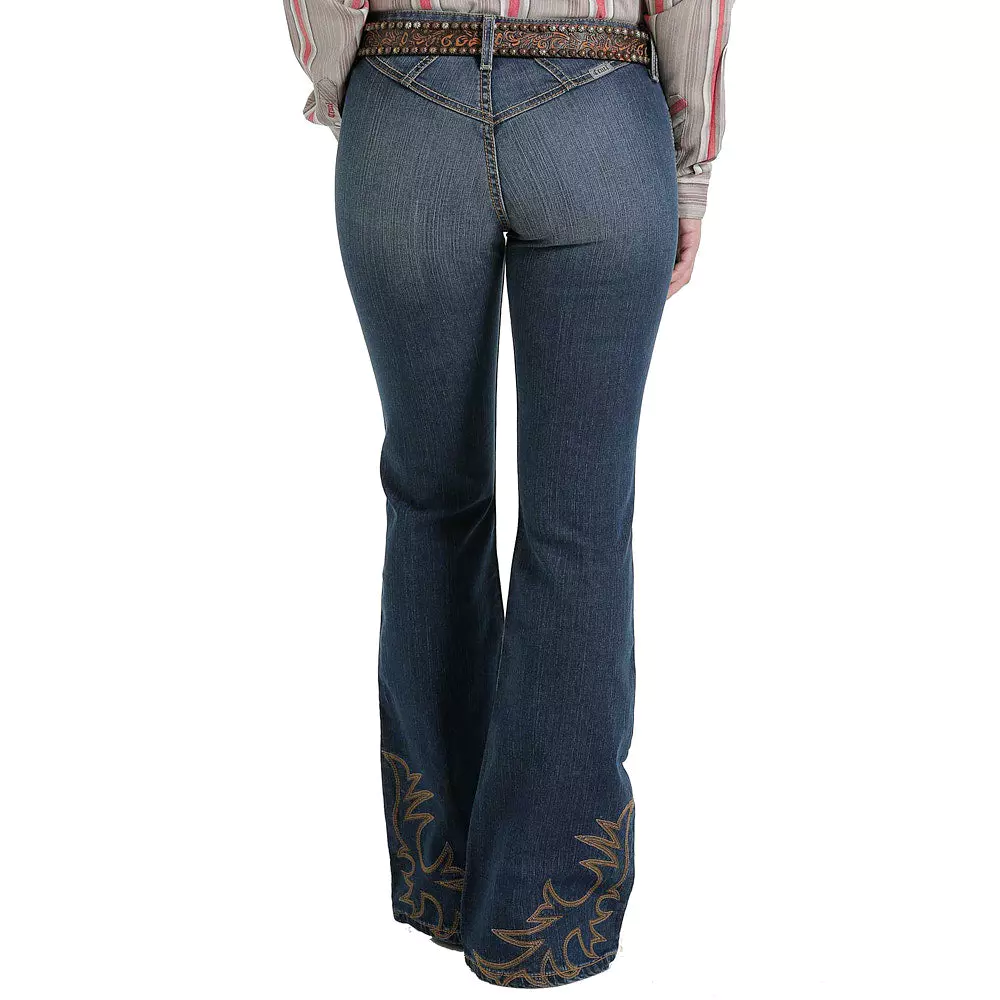 Cruel Denim® Ladies Hannah Dark Stone Flare Jeans CB18954071