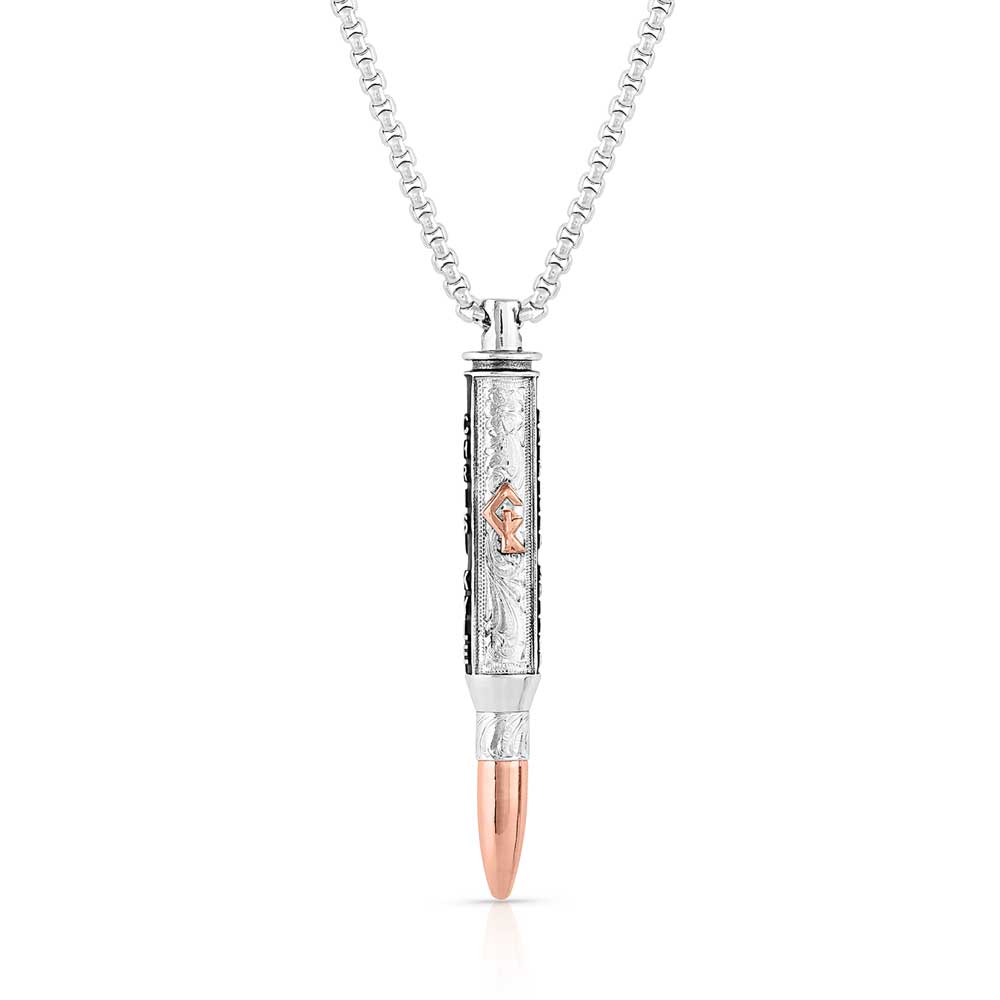 Montana Silversmiths® I'll Cover You Sniper Bullet Necklace CKNC5104