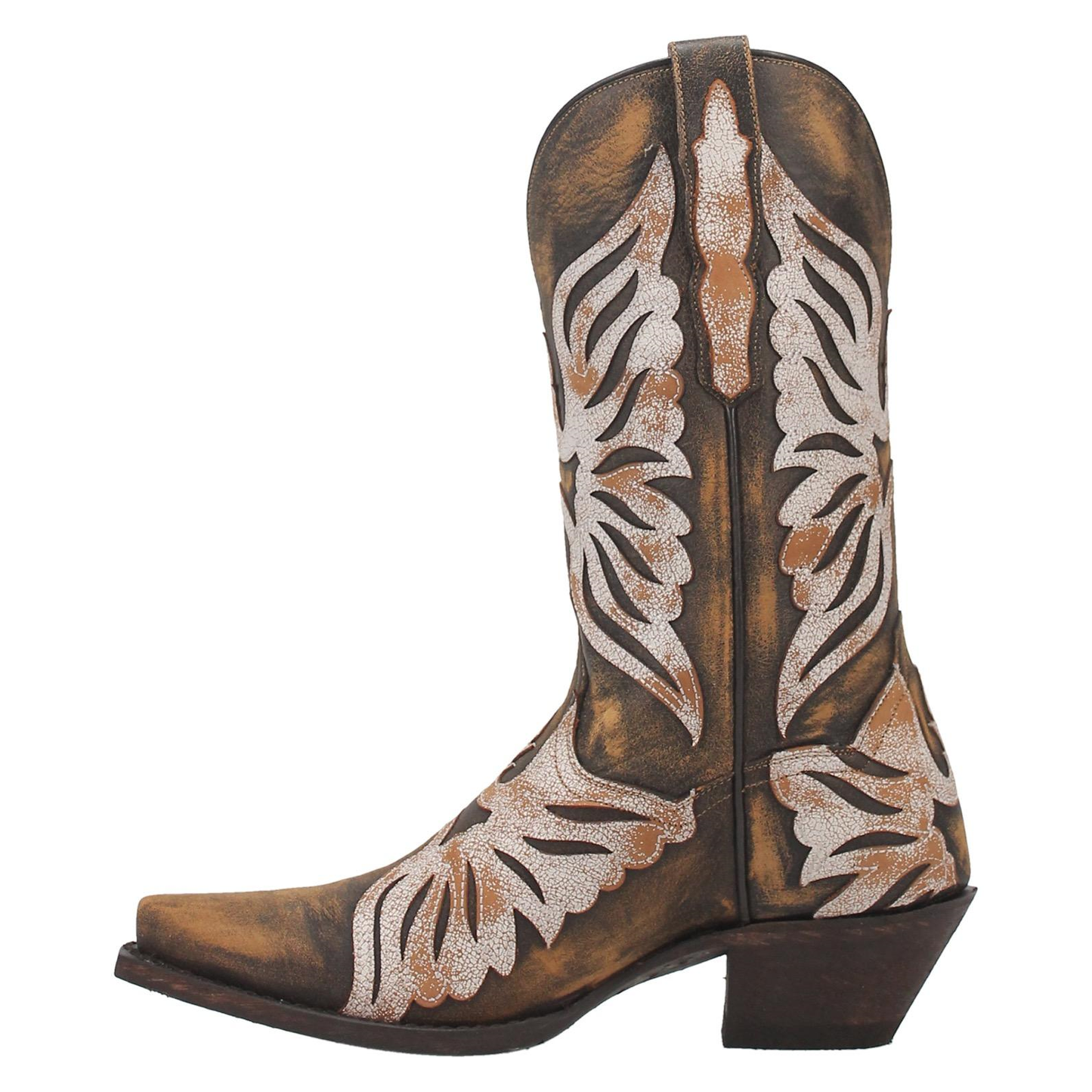 Dan Post® Ladies Ndulgence Snip Toe Brown Leather Boots DP4359
