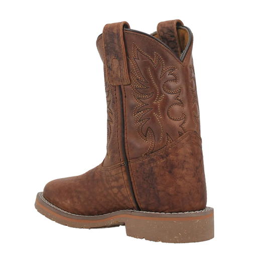 Dan Post® Children's Durant Jr Square Toe Rust Western Boots DPC2926