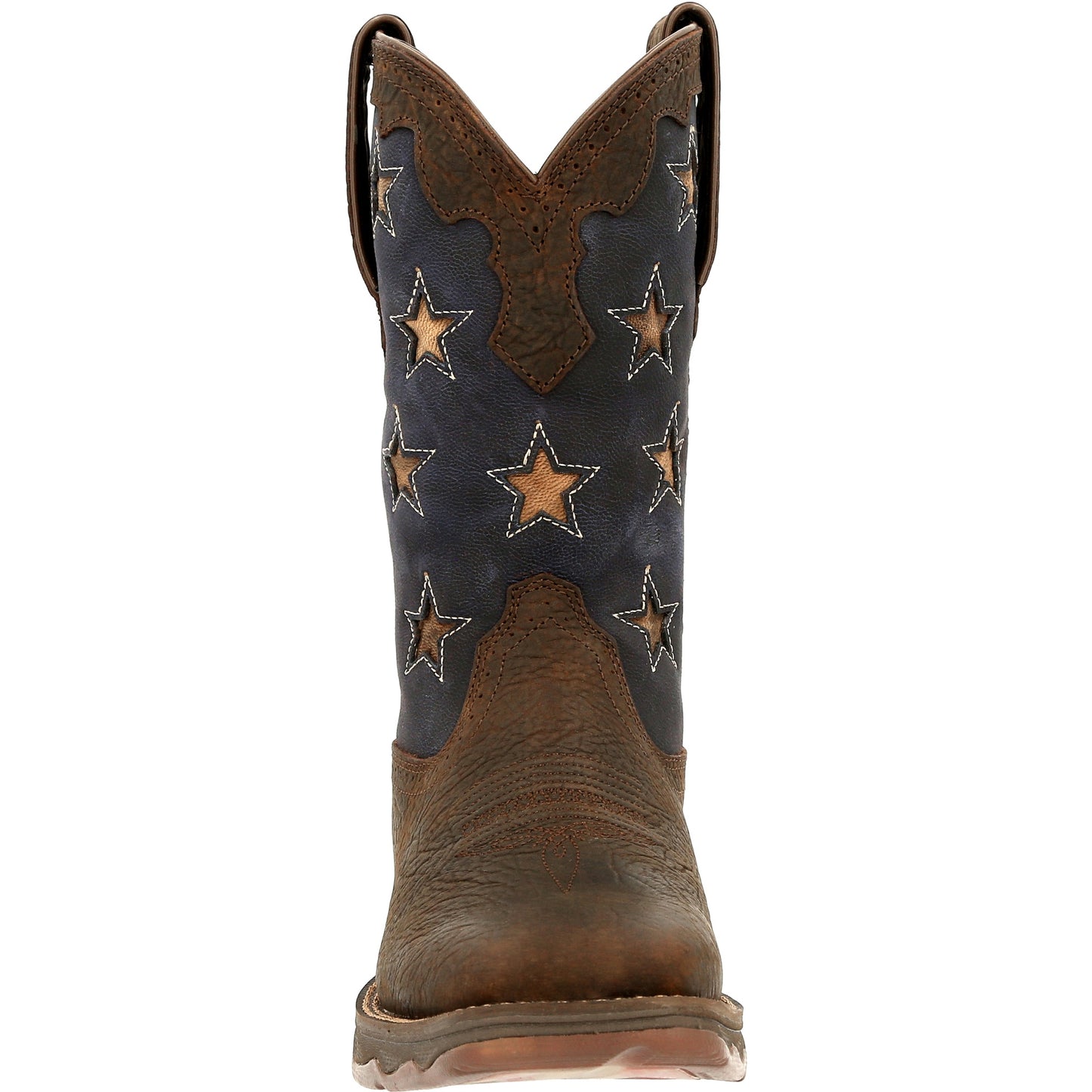 Durango® Ladies Rebel Vintage Flag Brown Western Boots DRD0409