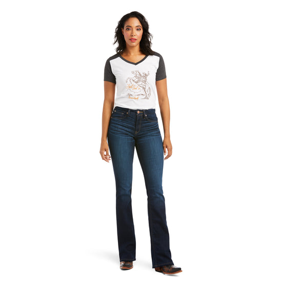 Ariat® Ladies R.E.A.L.™ Ballary Slim High Rise Boot Cut Jeans 10036813