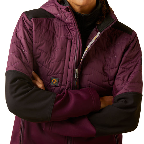 Ariat Ladies Rebar Cloud 9 Insulated Potent Purple Jacket 10046573