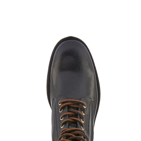 Frye Men's Tyler Lace Up Black Leather Boots FR40156-BLAC