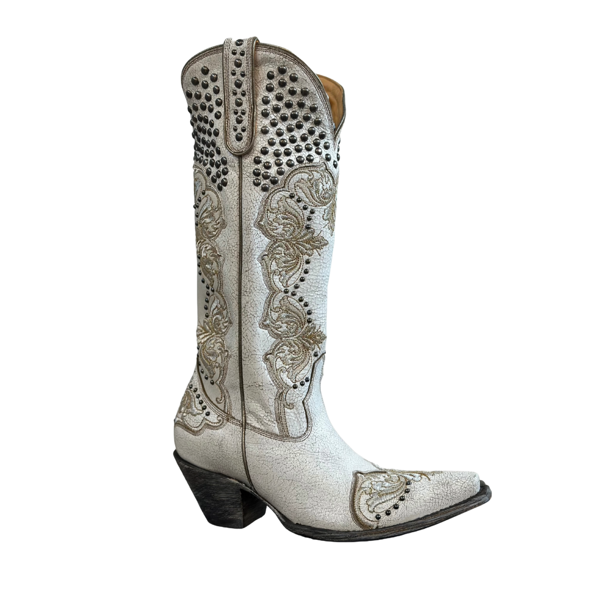 Old Gringo Ladies Tessa Tall White Western Boots L38304 Wild West