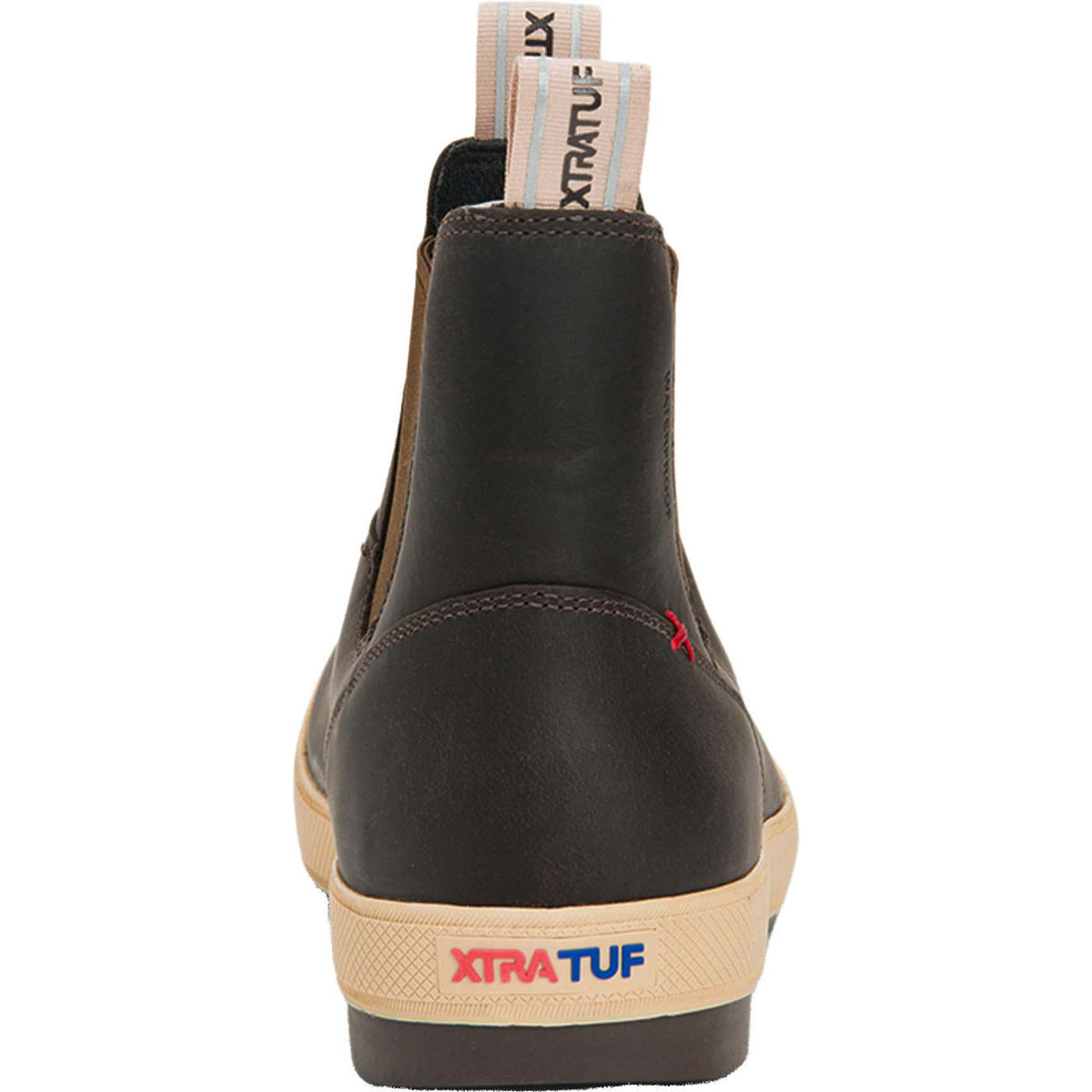 XTRATUF Men's Legacy Leather Chelsea Brown Waterproof Boots LCM900