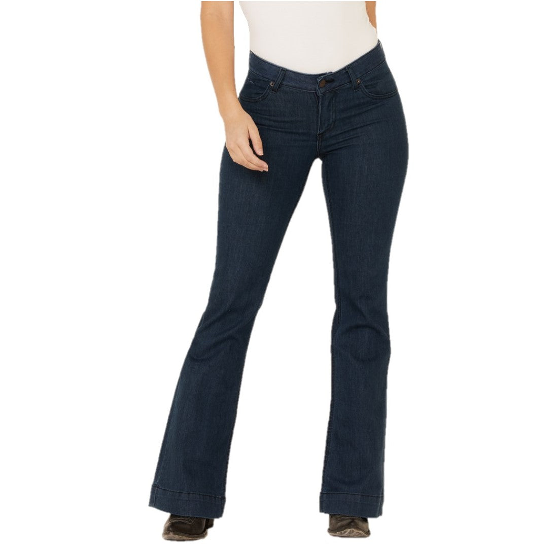 Kimes Ranch Ladies Lola Mid-Rise Trouser Dark Indigo Jeans WJ-71571