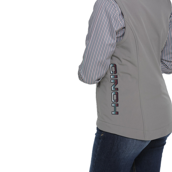 Cinch® Ladies Light Grey Bonded Vest MAV9882007