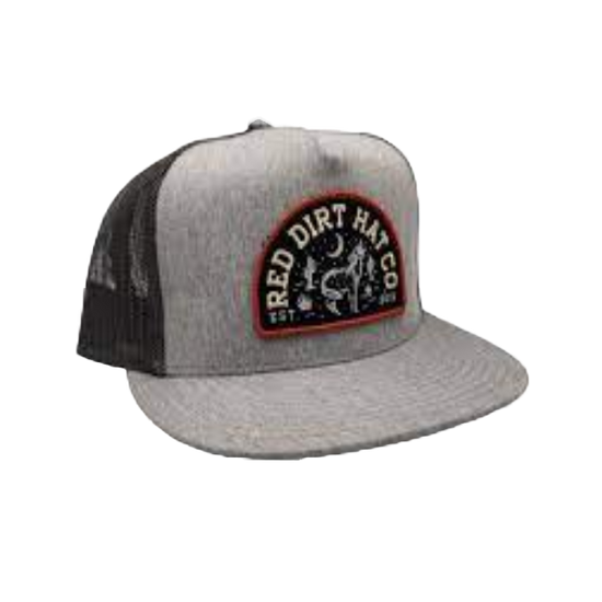 Red Dirt® Men's Howl At The Moon Silver Trucker Cap RDHC305