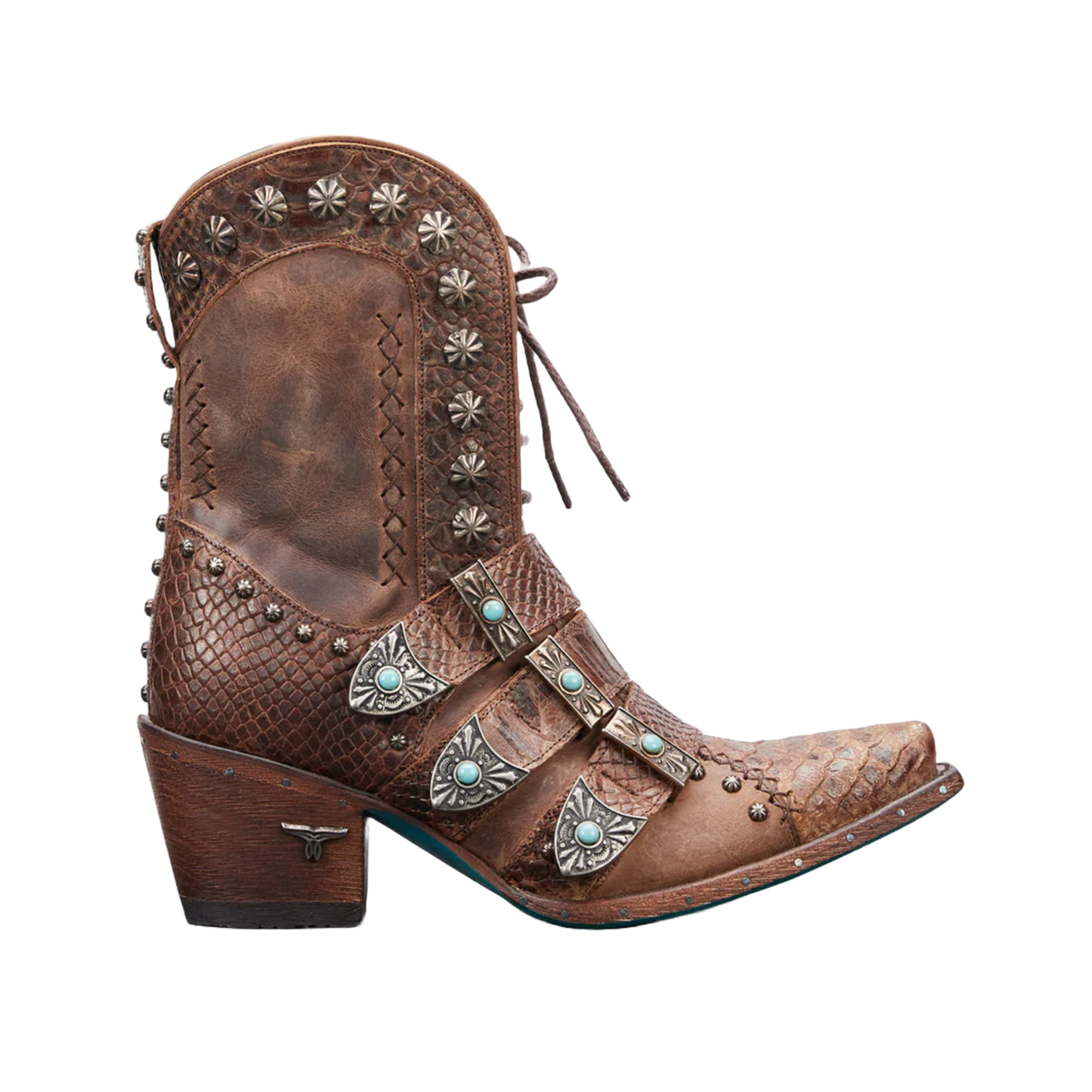 Lane Boots® Ladies Showdown Brownbelly Brown  Booties LB0489B