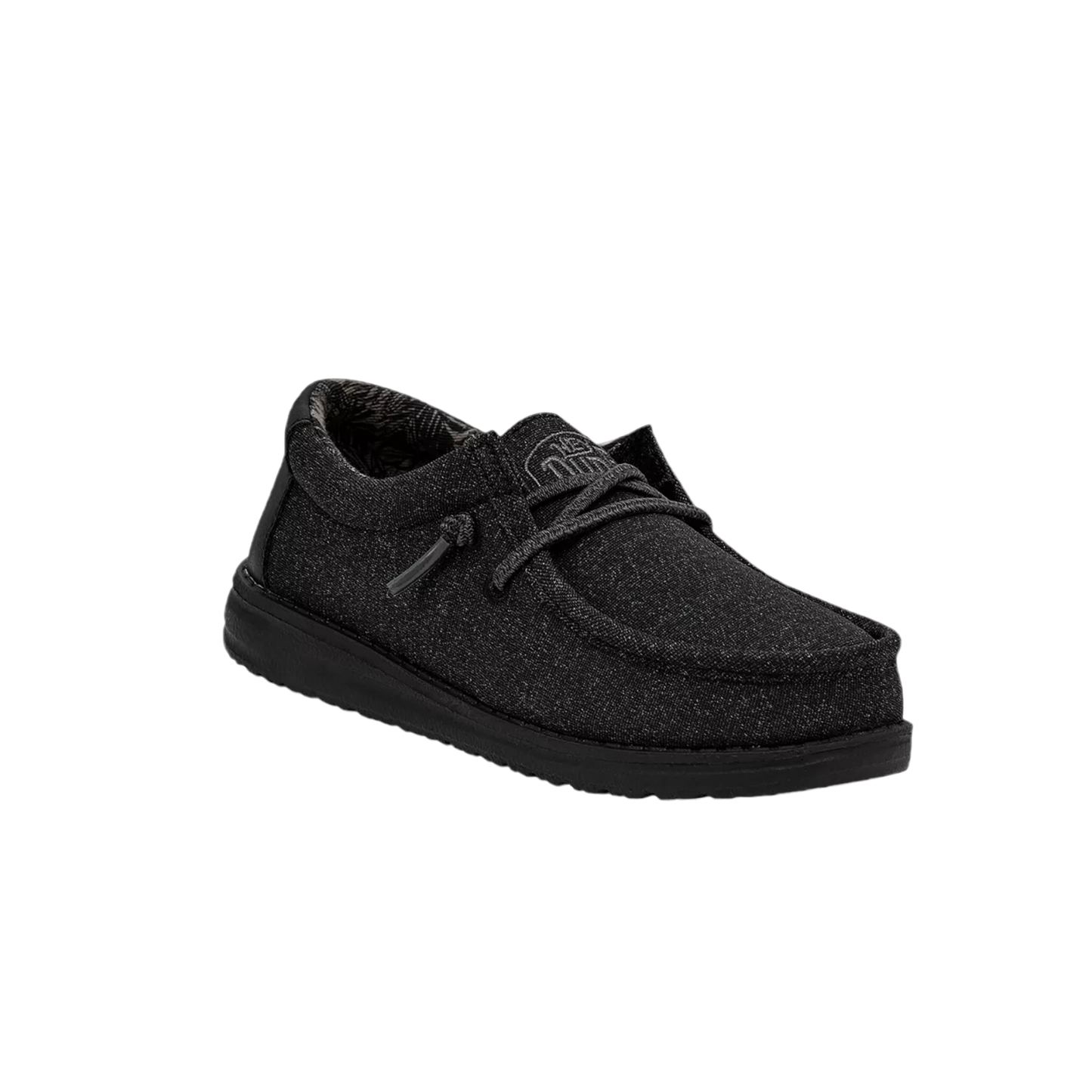 Hey Dude® Youth Wally Basic Black Casual Shoes 40041-001