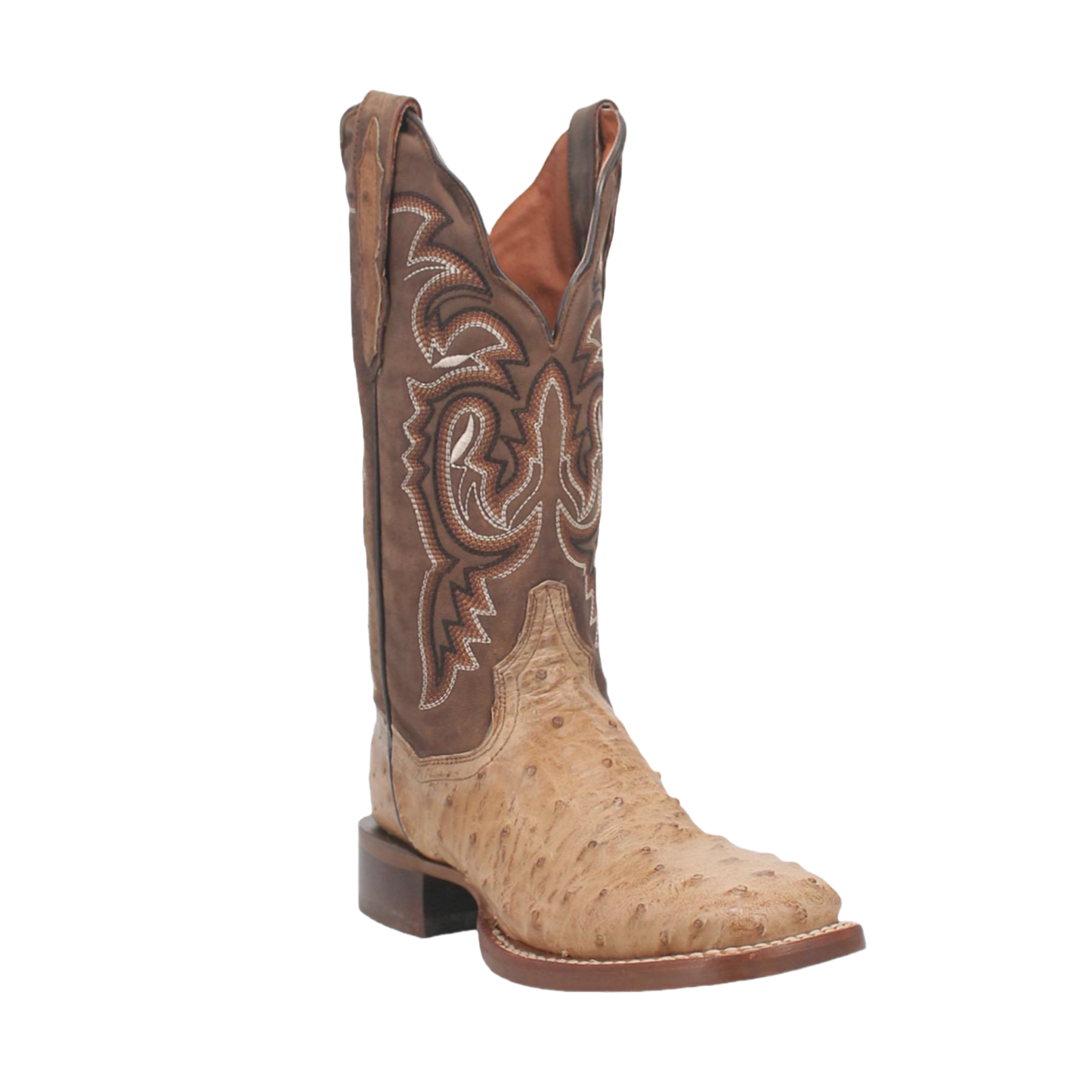 Dan Post® Ladies Kylo Ostrich Brown Western Boots DP3011