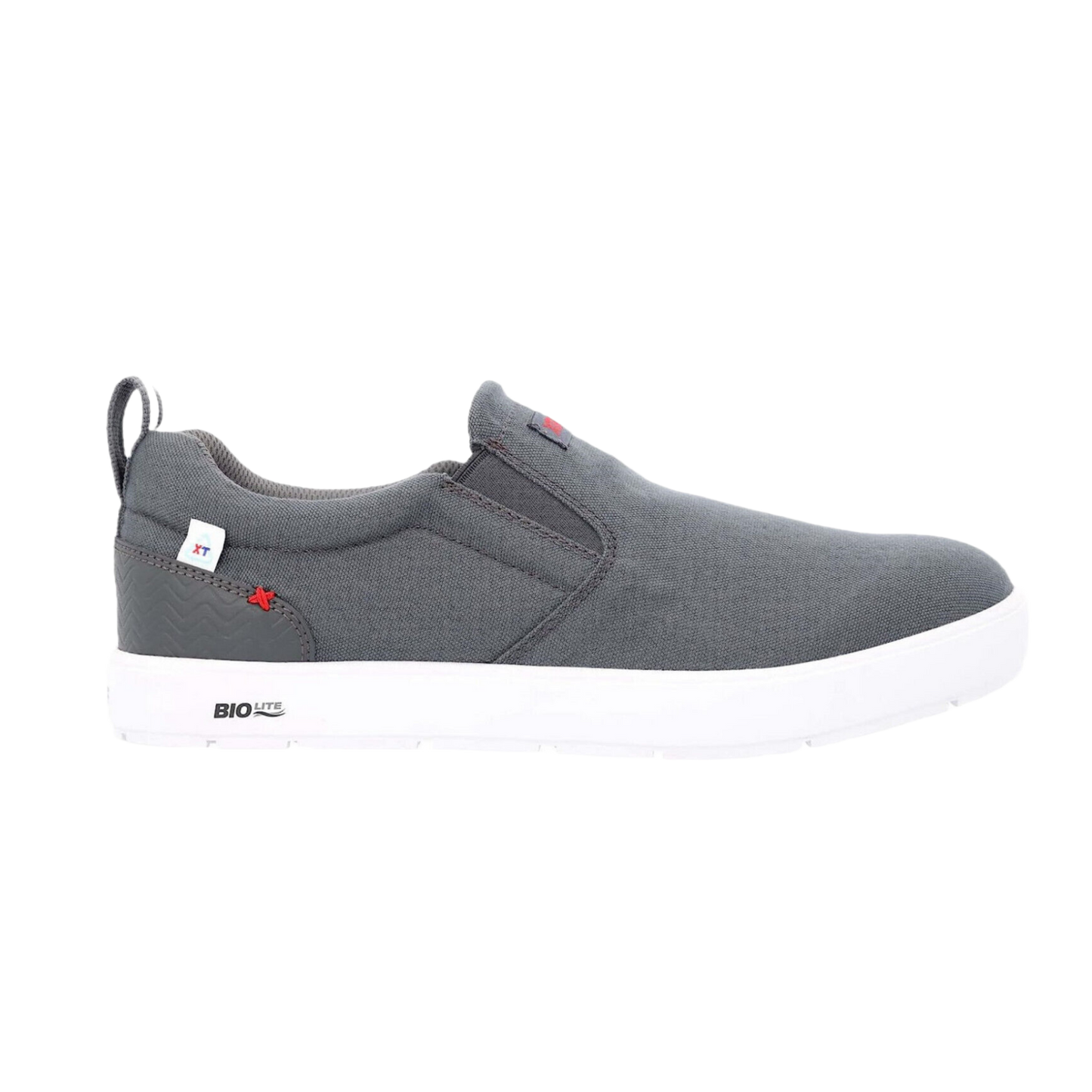 Xtratuf Men's Eco 2.0 Sharkbyte Grey Slip On Deck Shoe XSB2101