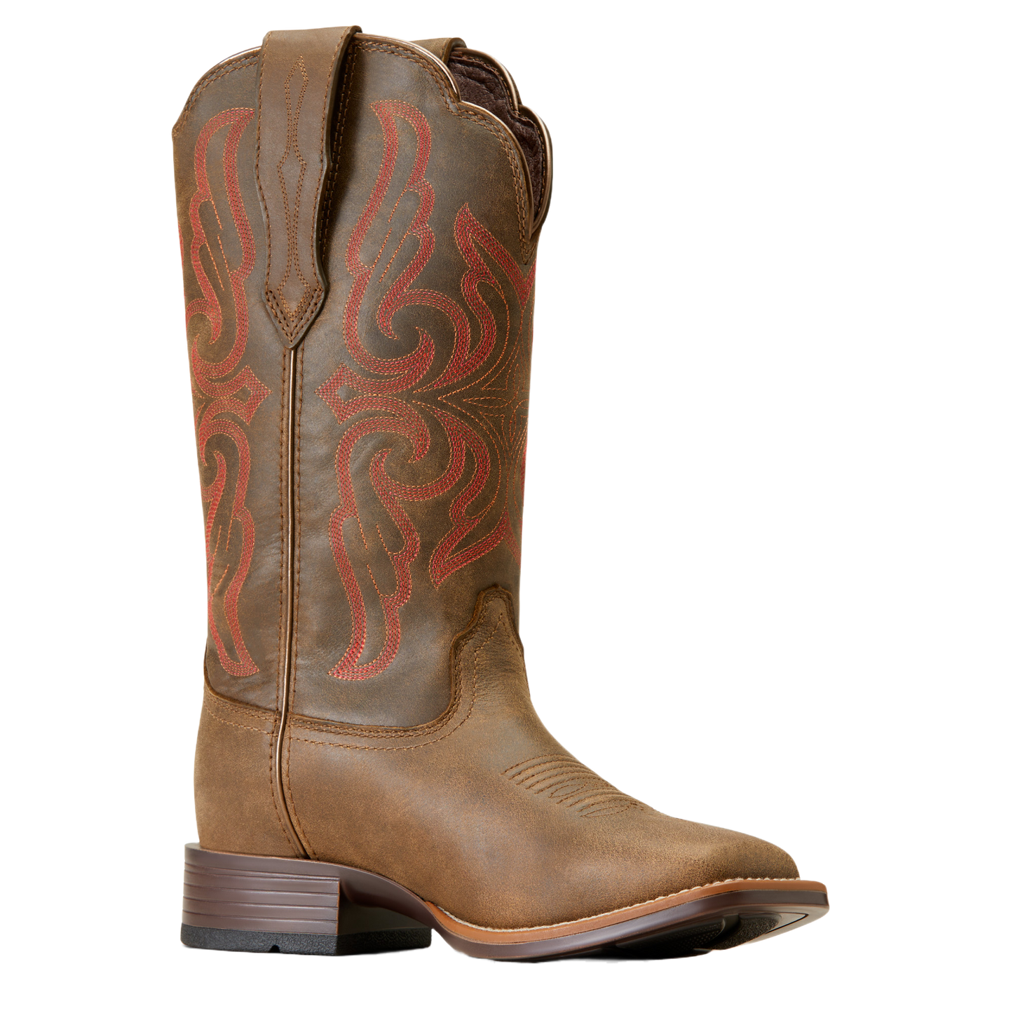 Ariat Ladies Primera StretchFit Waterproof Pebble Brown Western Boots 10046960