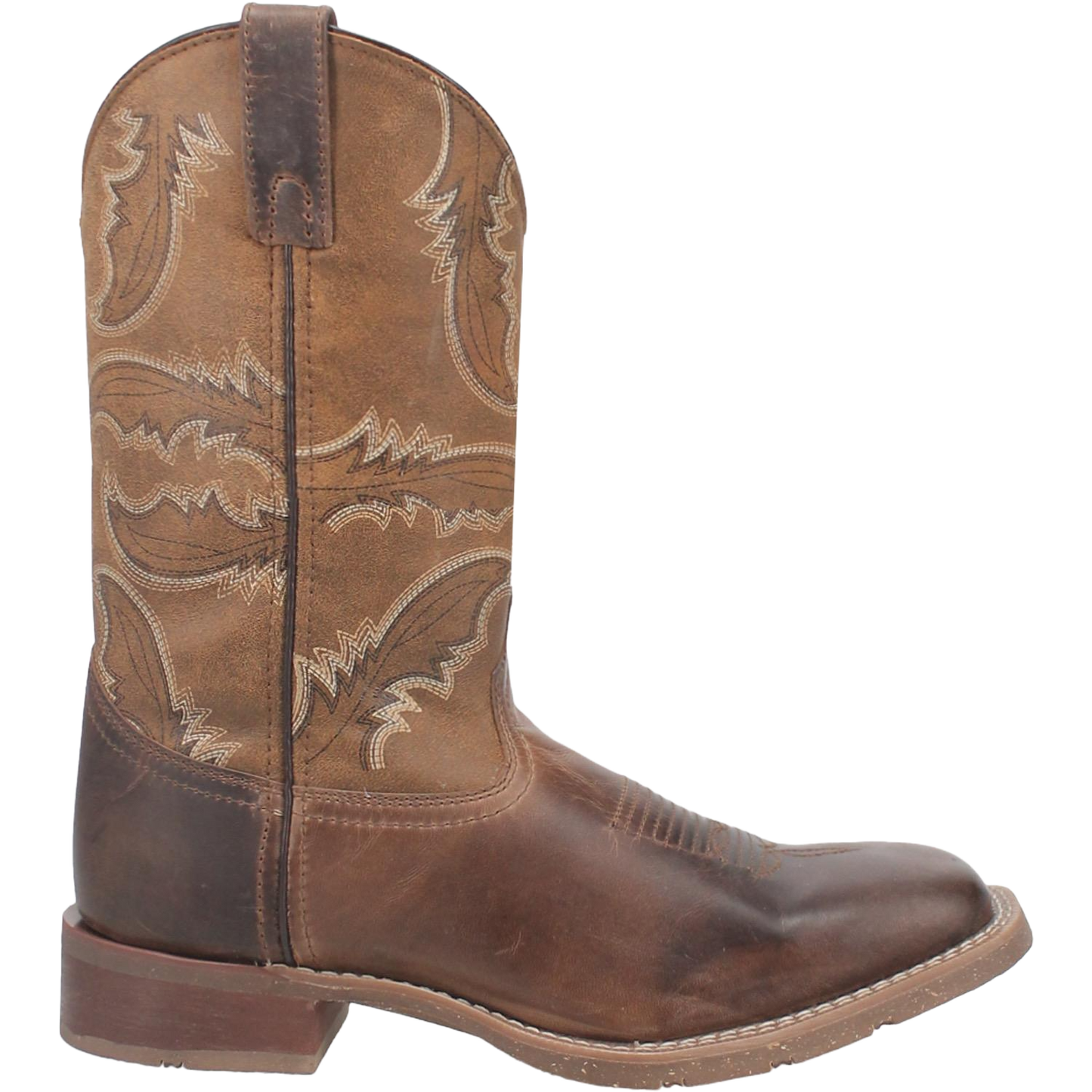 Laredo Men's Bradshaw Embroidered Brown Western Boots 7933