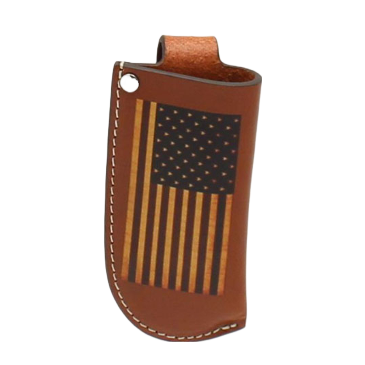 Nocona  Men's American Flag & Brown Leather Knife Sheath 1805608