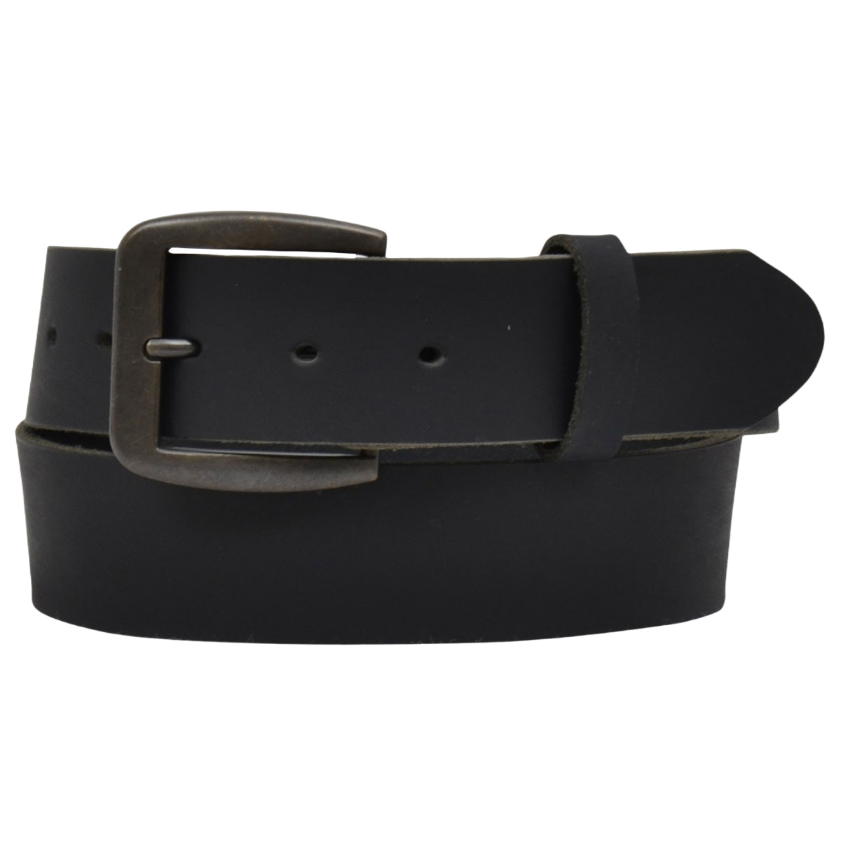 3D Belt Company Men's Distressed Black 1 1/2" Leather Belt D1160